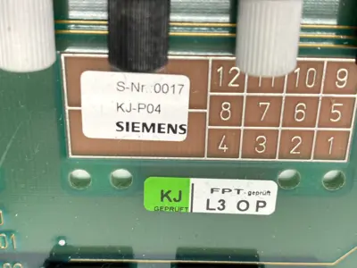 Used Siemens PCB Board w/ 347524-9010-000 Mount Bracket NO SCREWS Printed Circuit Boards (PCB) Michigan US | Maverick Industrial Sales #1401748