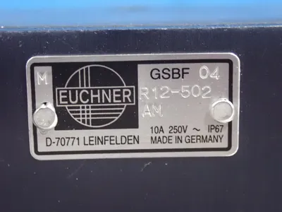 Used EUCHNER GSBF04R12502AM Relays & Switches Ohio US | HGR 24 #801857