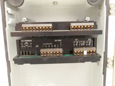 EFM Tokheim Automation FC-330 Flow Control Module Rate Totalizer Panel 12x8x7"