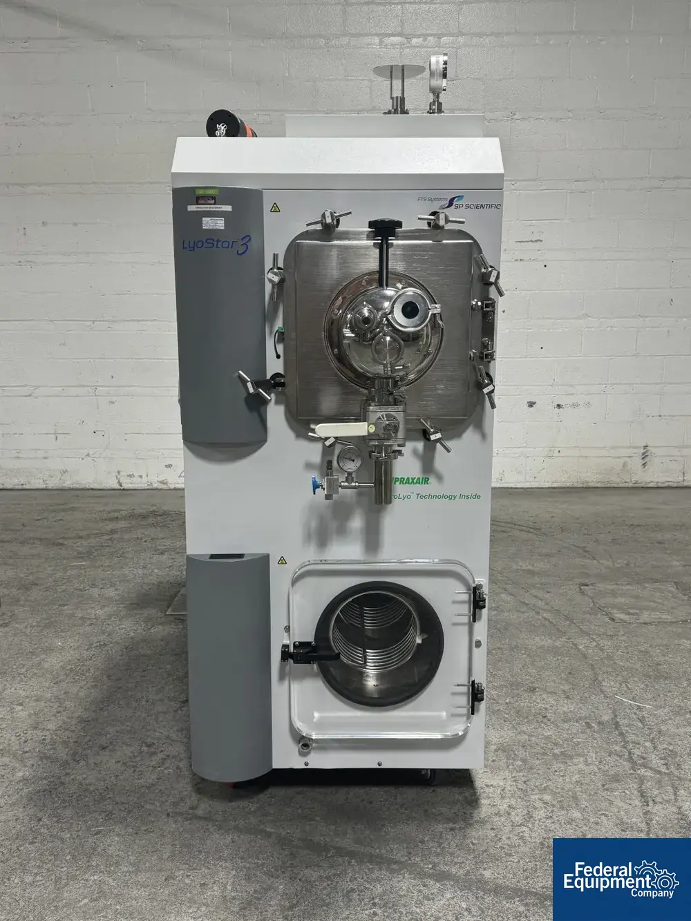 USED FTS Systems Inc. 4.6 Sq Ft FTS Systems/SP Scientific LyoStar 3 Mobile Freeze Dryer Lyophilizer