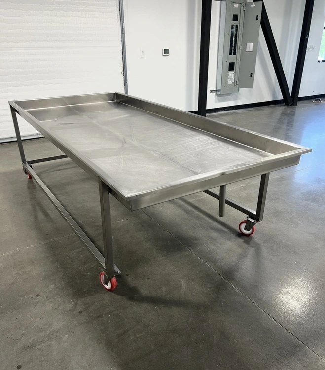 Used Stainless steel Table Table Top Chain Conveyors North Carolina US | Elite Machine #890693