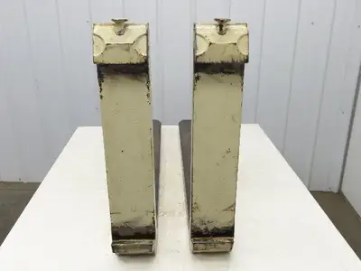 Kenhar K31220 5x42" Class 3 White Steel Forklift Forks Tines 20" Carriage 1-Pair