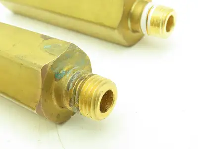 CONCOA 502-2010 Brass Purge Valve Right Side Inlet 1/4" NPT  Lot of 3