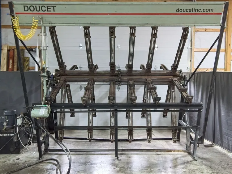 Used 2005 DOUCET SRX-6-8.5-36-40-R Woodworking Assembly Clamps Pennsylvania US | Key Machine LLC #158291