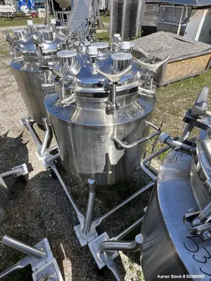 Used Dimple Jacketed 316L SS Precision Stainless Freeze/Thaw Tank