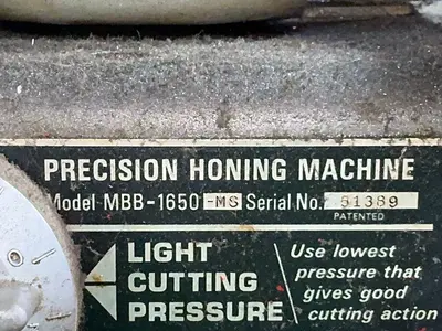 Used SUNNEN MBB1650MS Hones Ohio US | HGR 24 #1345766
