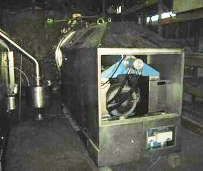 Heinkel HF 800 Inverting Filter centrifuge, Hastelloy C22.