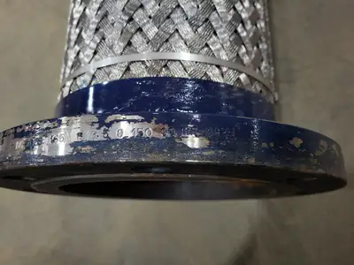 3.5' Flanged Metal Flex Hose 0D06902.2C