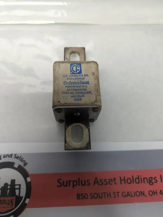 Used FERRAZ A070SA500EX Miscellaneous Equipment (Electrical & Power) | Surplus Asset Holdings #1200325