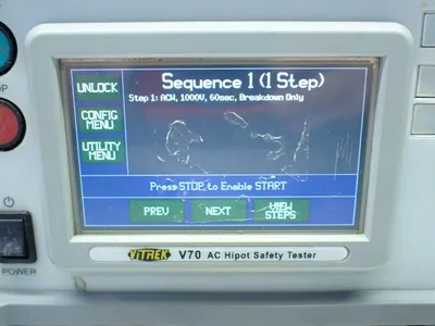 Used VITREK V70 High Voltage Testers Ohio US | HGR 24 #754636