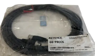 NEW KEYENCE GS-P8CC5 EXTENSION CABLE GSP8CC5