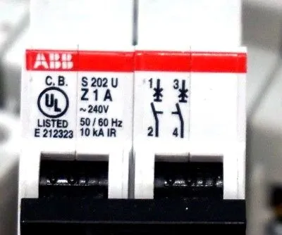 7 NEW ABB S202U-Z1 A CIRCUIT BREAKER S202UZ1