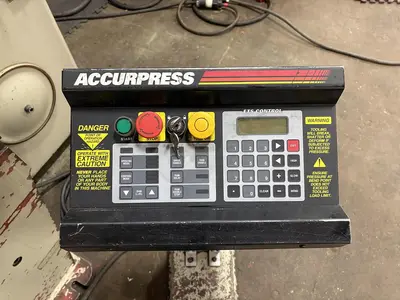 Used 1998 ACCURPRESS 717512 Press Brakes Ontario CA | Trader Machinery Inc #1543054