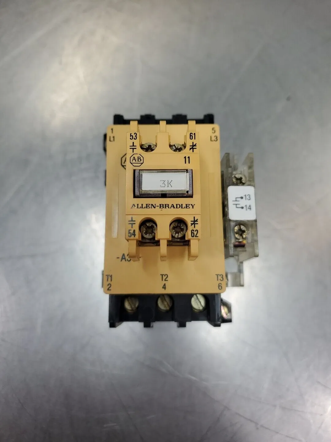 ALLEN BRADLEY 100-A38N*3 Ser C CONTACTOR, w/ 195-FA11. 4D-34