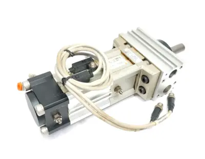 Used SMC Pneumatic Rotary Actuator Cylinder 32mm Size 15mm Stroke Rotary Actuators Michigan US | Maverick Industrial Sales #1389729