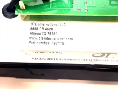New | in-Stock OTE INTERNATIONAL 24VDC 3 A MAX Misc Industrial Equipment | Maverick Industrial Sales #1104529