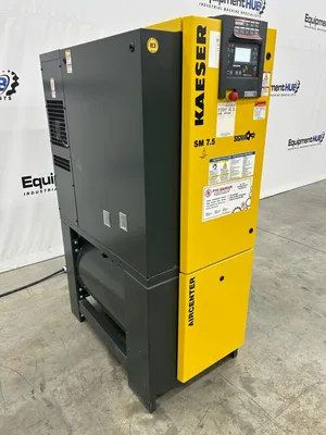 Used 2021 KAESER AIRCENTER SM 7.5 Rotary Screw & Sliding Vane Air Compressors Georgia US | The Equipment Hub #1368768