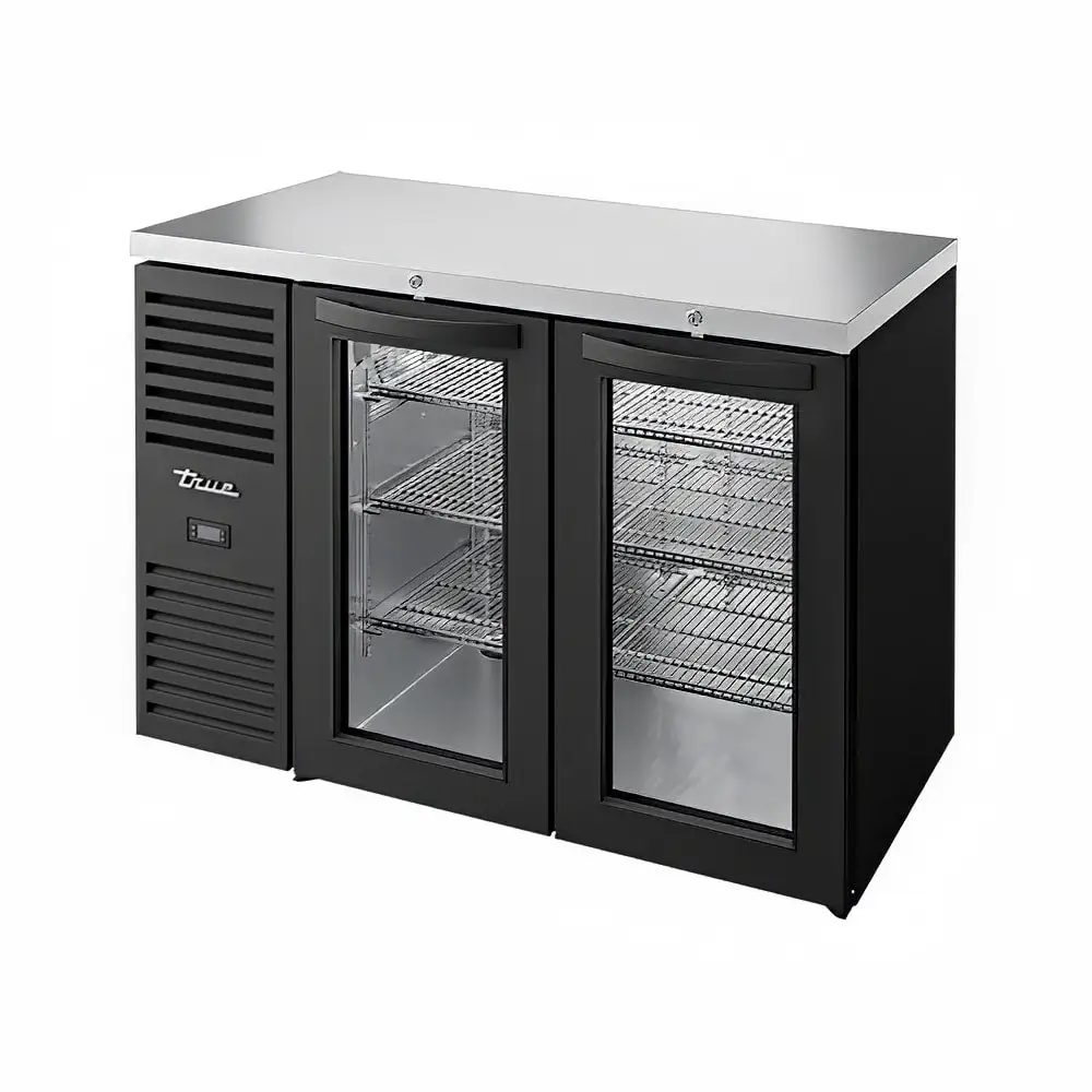 Used True TBR48-RISZ1-L-B-GG-1 Bottle Coolers Illinois US | Falcon Restaurant Supply #1373977