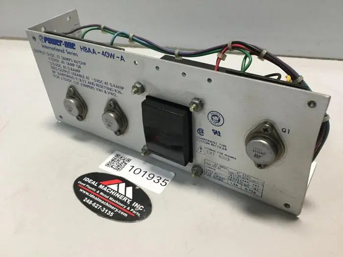 Used POWER-ONE HBAA-40W-A Power Supplies Michigan US | Ideal Machinery #581649