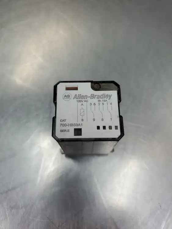 Used Allen Bradley 700-HB33A1 15A 120VAC Relay Relays & Switches | Palmetto Automation #1155850