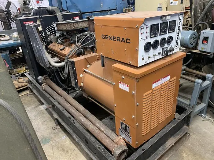 GENERAC 92A-01032-S, 62 KVA, 40 KW, 277/480 VOLT 60 HERTZ 3-PHASE GENERATOR