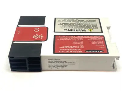 Used Banner Machine Safety Relay Interface Module IP20 24VDC Relays & Switches Michigan US | Maverick Industrial Sales #1397860