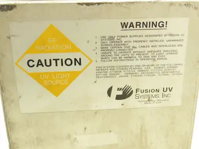 Fusion UV Systems I311MP Ultraviolet Lamp Curing system