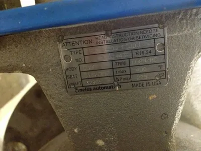 Neles Jamesbury 8"-150 V-Ball Control Valve
