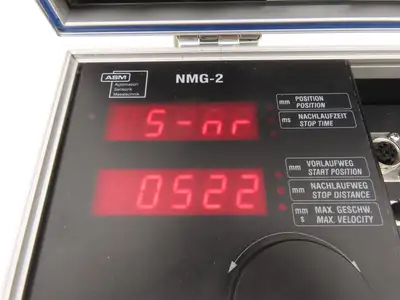 ASM NMG2-2500-P-MEM Machine Safety Guard Stop-Time Measuring System STM