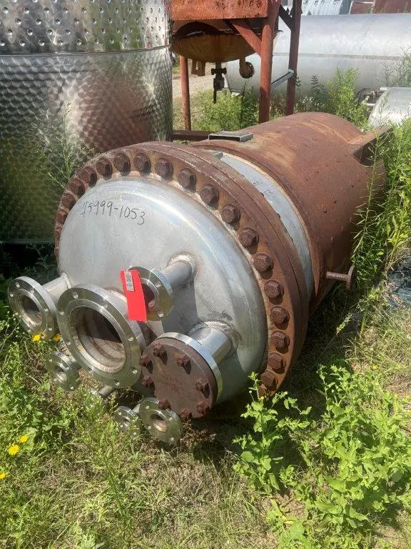 180 Gallon 316L Stainless Steel Jacketed Pressure Vessel