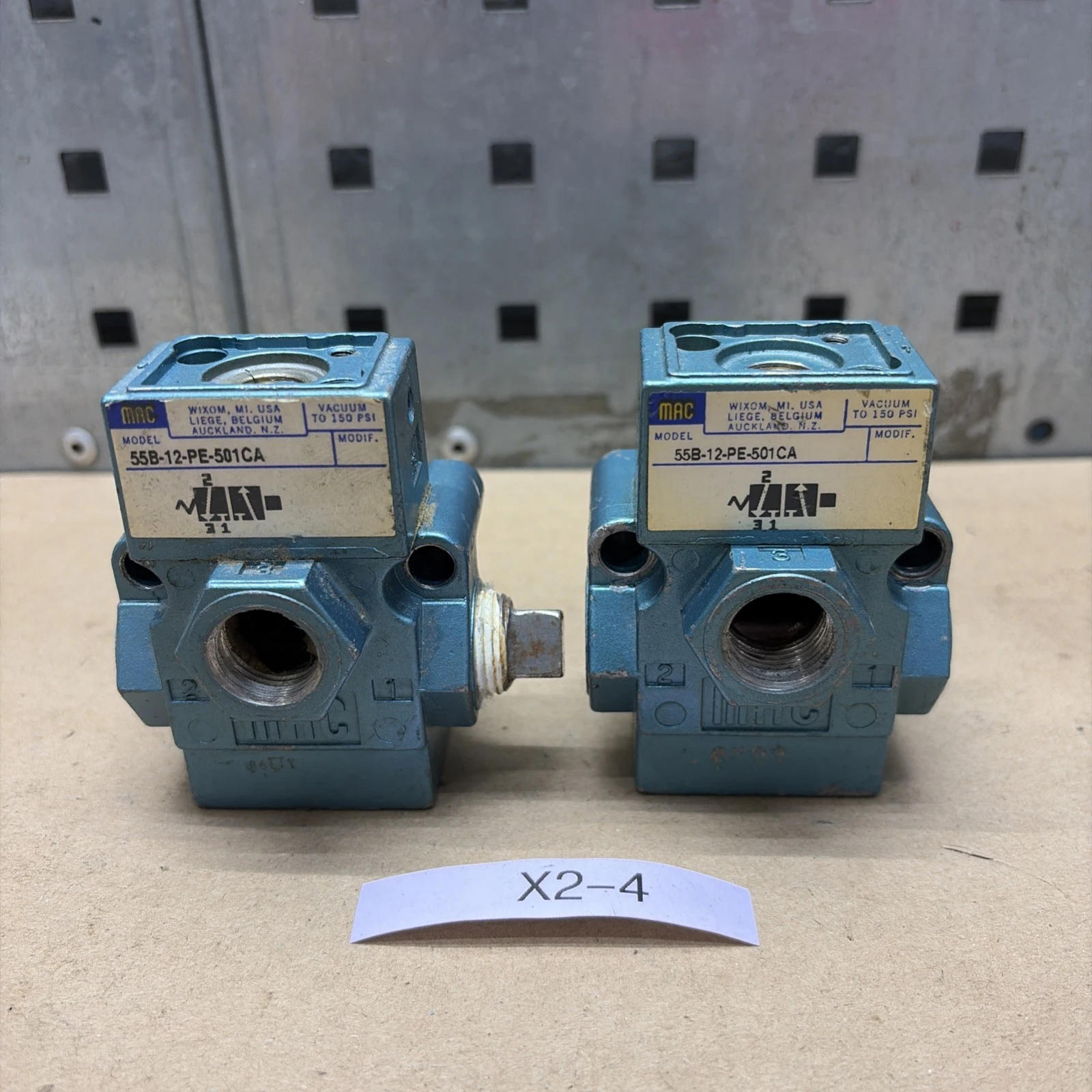 Used MAC 55B-12-PE-501CA Valves/Fittings Indiana US | J&J Industrial Supply #1704496