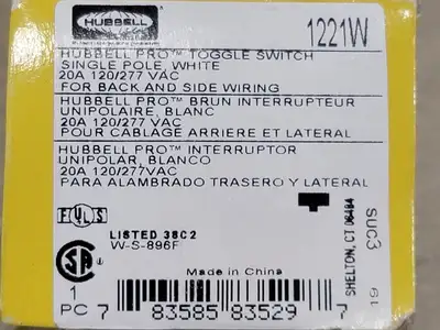 NEW HUBBELL 1221W