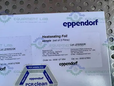 NEW 33 PIECES OF - EPPENDORF 0030127838 HEATSEALING FILM / FOIL PCR CLEAN