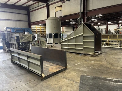 42" Wide Republic Single Shaft Film & Fiber Shredder, 100 HP Motor