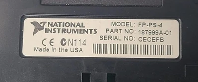 National Instruments FP-PS-4 Field Point 24VDC Power Supply 187999A-01