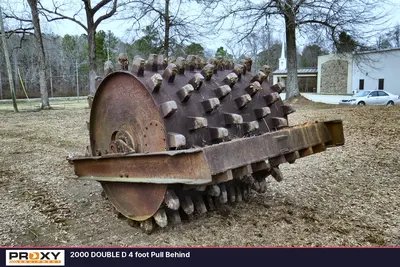 Used 2000 DOUBLE D 4 FOOT PULL BEHIND Trench Rollers Alabama US | Proxy Equipment #1385189