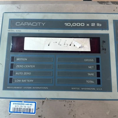 USED MSI / Trans Weigh MSI6260IA04D02