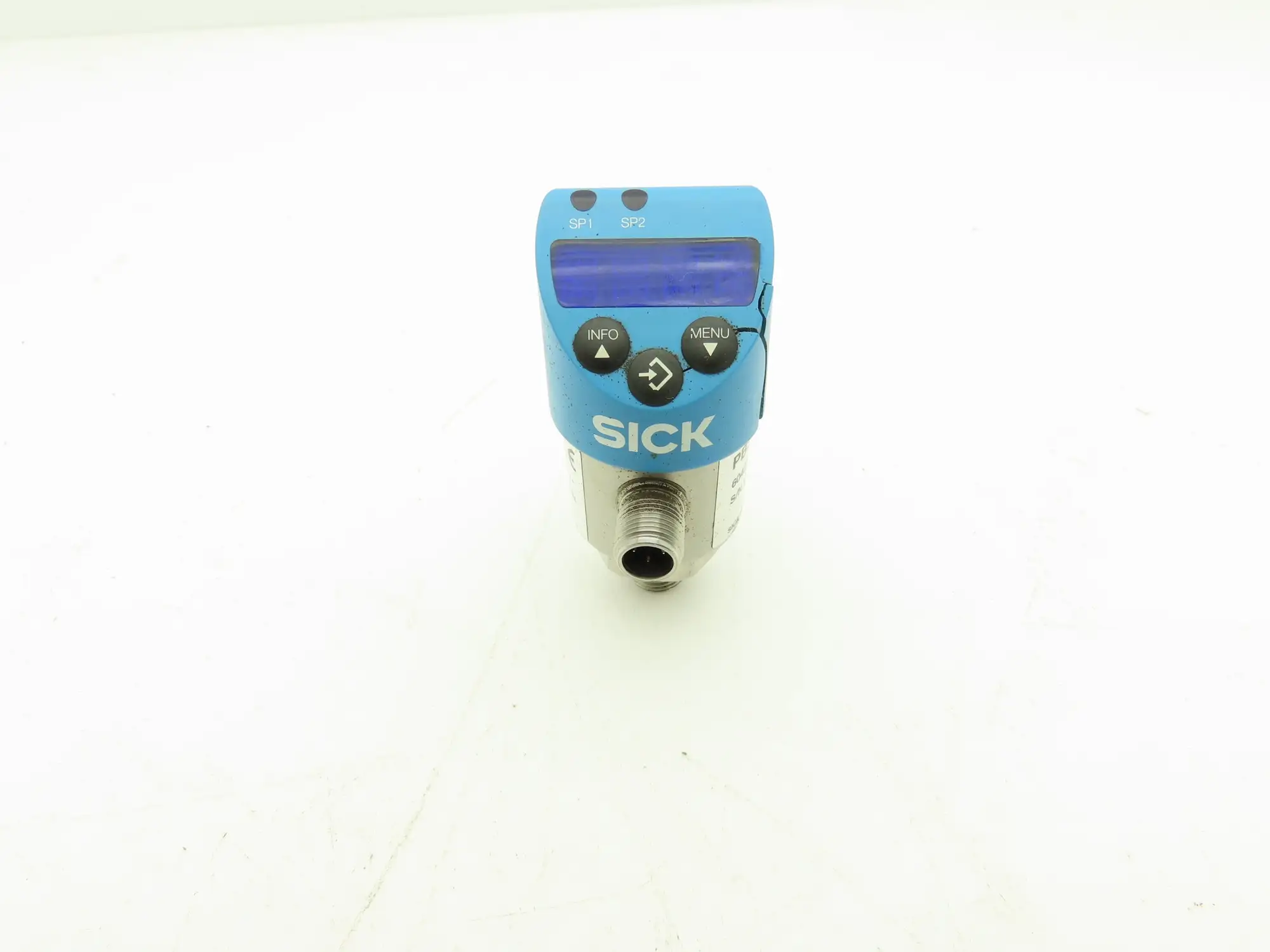 Sick PBS-RM040SG1SSNFMA0Z Electronic pressure gauge switch/sensor *Cracked*