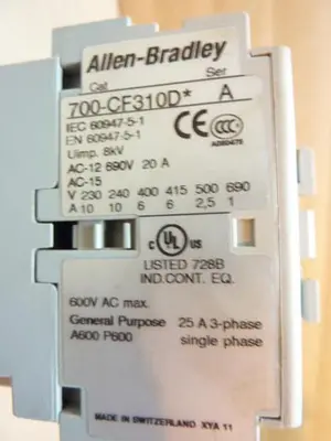 USED ALLEN BRADLEY 700-CF310D SER A