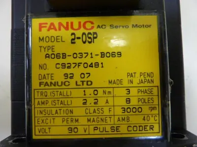 USED FANUC A06B-0371-B069