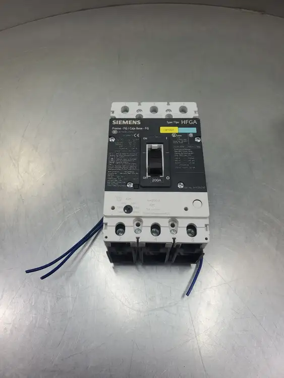Used Siemens HFX3B200 CIRCUIT BREAKER, 200A, 220-690V Circuit Breakers South Carolina US | Palmetto Automation #1161843