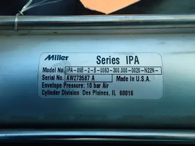 USED MILLER SERIES IPA