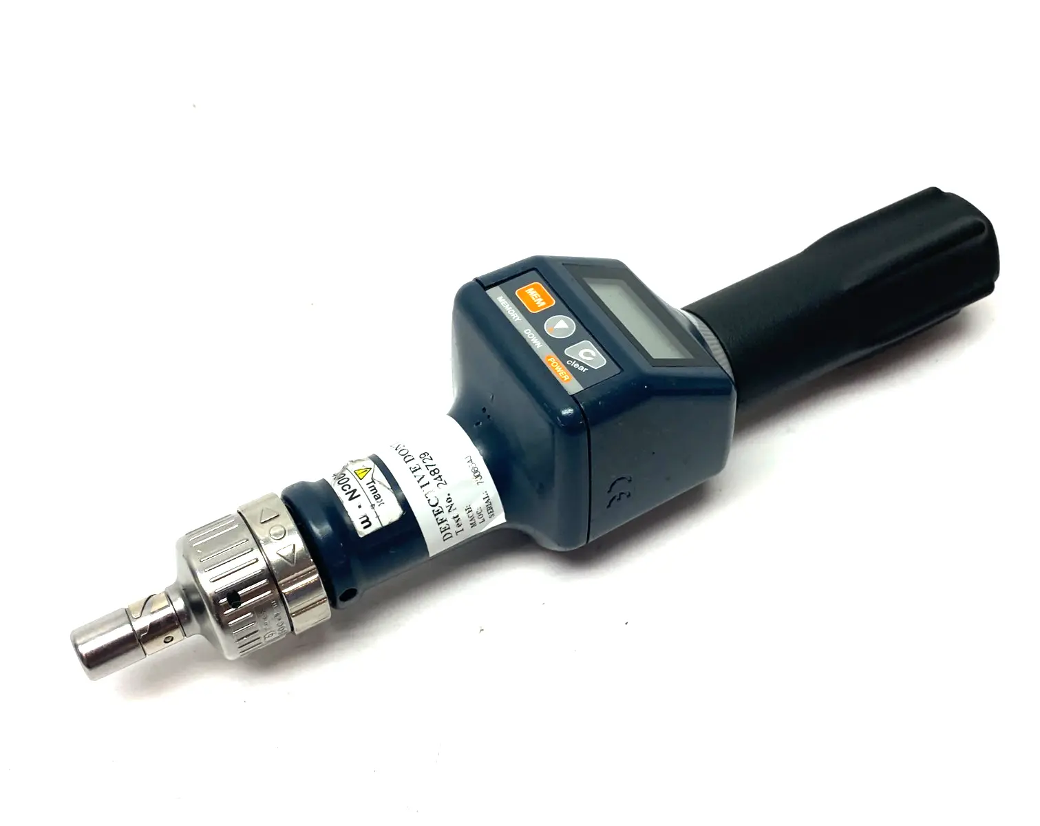 USED TOHNICHI DIGITAL TORQUE SCREWDRIVER 80-400, 0.5CN.M, 1/4" HEX