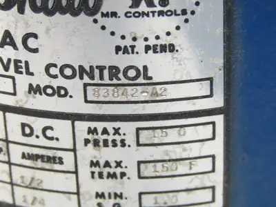 Robertshaw 83842-A2 Level AC Liquid Level Float Control Valve 1"NPT 120/240V