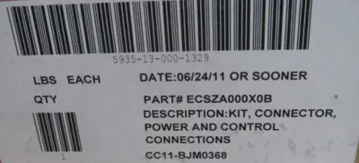 NEW LENZE ECSZA000X0B CONNECTOR SET ASSEMBLY ECSEA