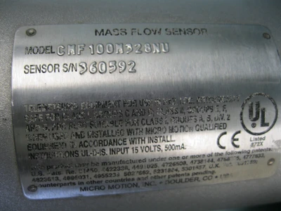 USED Micro Motion CMF100 M328NU