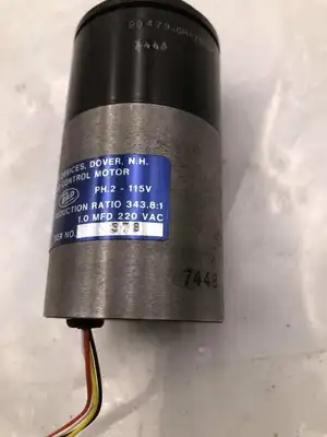 Eastern Air Devices GS18F-6 Gearhead Control Motor 115V 60CPS 343.8:1