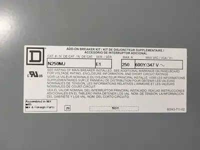 USED SQUARE D NF442L2
