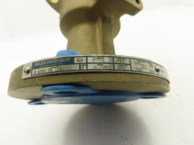 Jamesbury Bronze 2-Way Ball Valve 2" Flanged 150# AL/BRZ 2-5150-12-1400TT