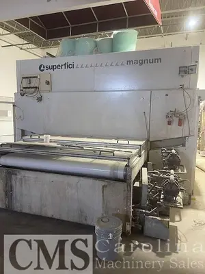 Used 2010 SUPERFICI MAGUNM 2-HEAD SPRAY MACHINE Woodworking Complete Operations North Carolina US | CAROLINA MACHINERY SALES #1338153
